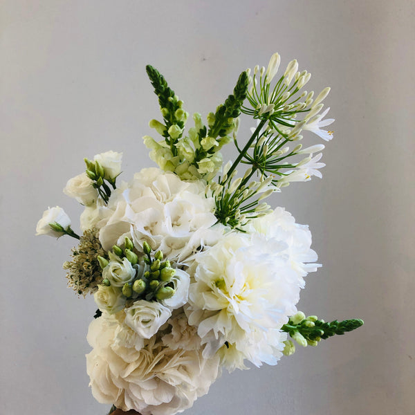 Bouquet Blanco sobre Blanco