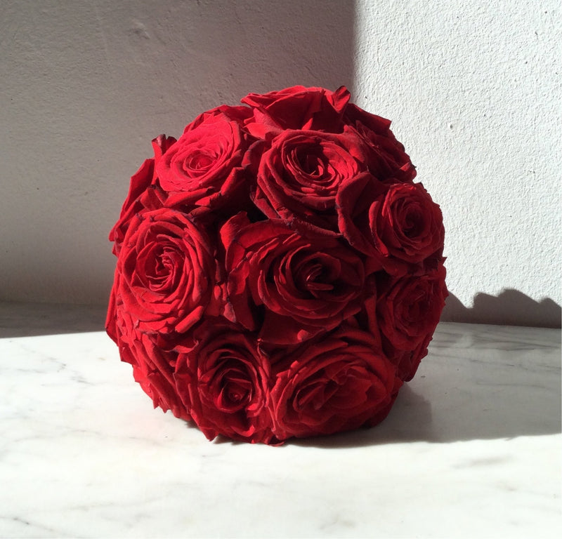 Escultura de Rosas Terciopelo